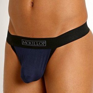 McKillop XTreme Lift Modal Bullet Sexy Men's NavyThong  Size XL (40-42…